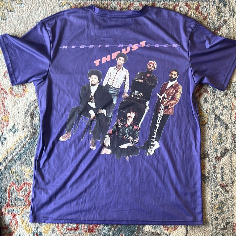 Herbie Hancock Thrust Purple Tee